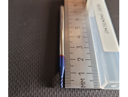 Фреза 2 мм  удлиненная HRC65 твердосплавная 4-х зубая по цветному металлу 5/75 мм