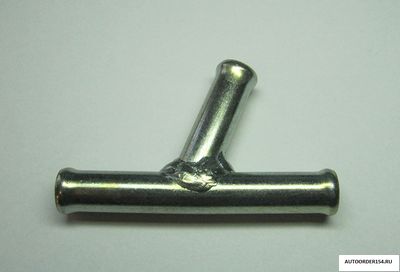 Трубка тройник 10х10х10мм металл угол 70 гр. (цена за 10 шт.)