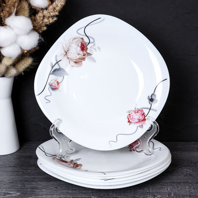 Столовый сервиз "Чайная роза квадро 13пр."