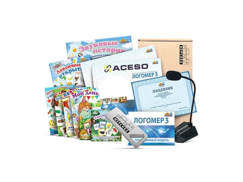Мерсибо Логомер 3 Набор игр и упражнений для общеразвивающих занятий в ДОУ и начальной школы