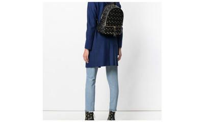 MICHAEL KORS РЮКЗАК RHEA СТЕГАНЫЙ ЧЕРНЫЙ