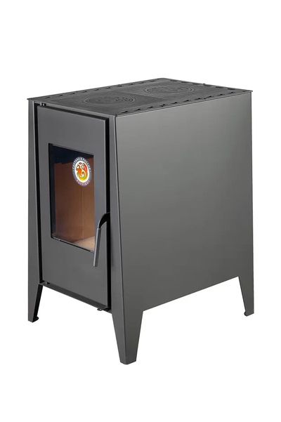 Печь-камин Деревенька две конфорки (теплообменники опционно), Экокамин (Россия)