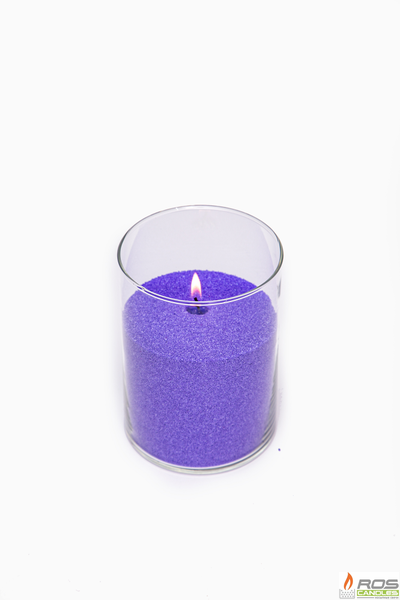 Насыпная свеча "Цилиндр 15 см", фиолетовая "Фиолетовый"