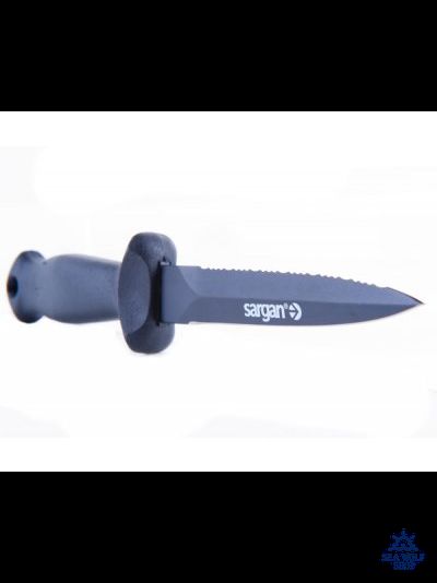 Нож подводный SARGAN &quot;ТУРГОЯК&quot; черненый