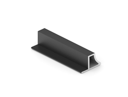 Торцевой  профиль ручки NOVA Черный Матовый L=...мм NB0448.VP540.BKSPC.CJ  ARISTO