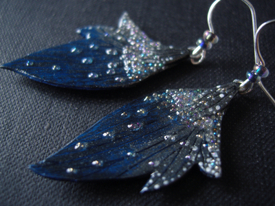 Серьги с крылышками феи Грёз