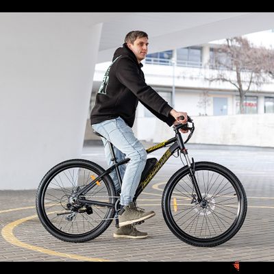 Электровелосипед Медведь Prime черный