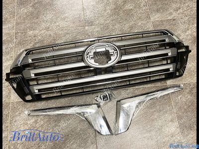 Решетка радиатора Toyota Land Cruiser 200 2015-2021 Классическая