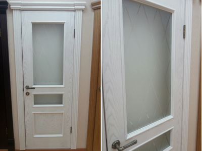 ЛАЙНДОР (УЛЬЯНОВСК)/ МОДЕЛЬ КАЛИНА/ ПОЛОТНО ОСТЕКЛЕННОЕ/ НАТУРАЛЬНЫЙ ШПОН ЯСЕНЯ/ ТОН 27 (ЯСЕНЬ ЖЕМЧУГ)