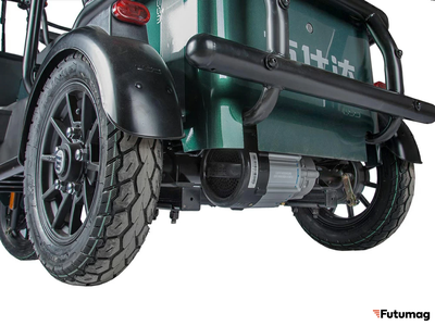 Электротрицикл Wanshida NIPLA 500 60V 1000Вт зеленый