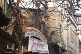 Воздушные линии от электриков в Тайланде