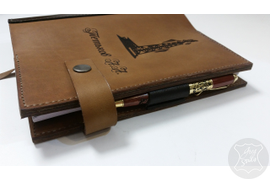 ежедневник ручной работы, подарок руководителю, оригинальный подарок, кожаный ежедневник, ежедневник на заказ, что подарить