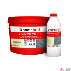 Клей Универсальный 2К для напольных покрытий HOMAKOLL 797 HomaProf 7 кг