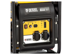 Инверторный генератор Denzel GT-3500iF, 3,5 кВт, 230 В, бак 5 л, открытый корпус 94705