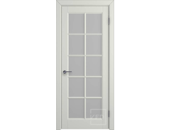 Дверь ПО GLANTA (ГЛАНТА) MAGNOLIA, стекло WHITE CLOUD, эмаль