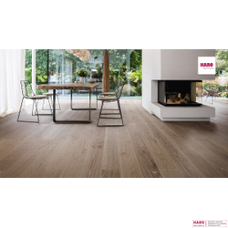 Паркетная доска Haro Дуб Коричневый Выбеленный Маркант 4V 527304