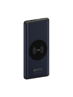 Внешний аккумулятор Hiper Nano, 2xUSB+C, PD, синий