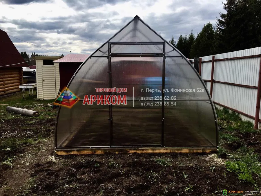 Теплицы и сотовый поликарбонат в Перми от Ариком