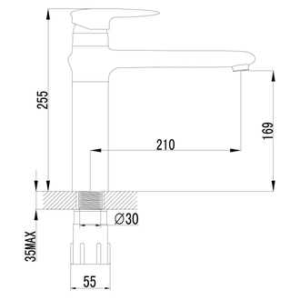 Смеситель для кухни Status LM4404C