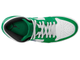 бело-зеленые высокие кроссовки Nike Air Jordan 1 Mid Lucky Green