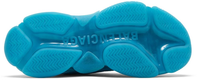 Balenciaga Triple S Sneaker Clear Sole Blue женские