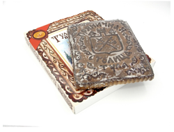 Тульский пряник "Герб" в коробке с яблочным повидлом" 750 гр.