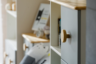 Стеллаж ТК №19 из массива сосны 82 х 45 х 116 см