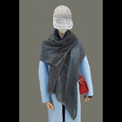 Итальянский палантин вязаный летний Vizio Италия 5458 SS