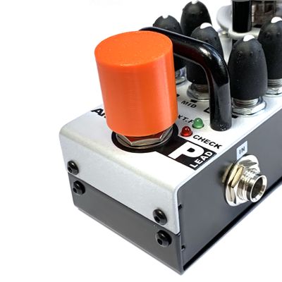 Насадка на кнопку педали эффектов, высокая (3D печать), 1 шт (оранжевая)