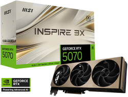 Видеокарта MSI GeForce RTX 5070 Inspire 3X OC 12GB
