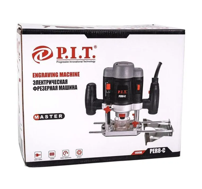 Фрезер электрический от сети P.I.T. PER8-C МАСТЕР / фрезерный станок ПИТ для обработки дерева