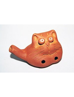 Окарина малая сувенирная Котик