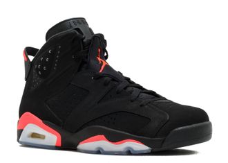Nike Air Jordan 6 Черные с красным (41-45)