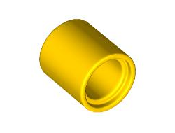 Technic, Liftarm Thick 1 x 1 Spacer, Yellow (18654 6431481)