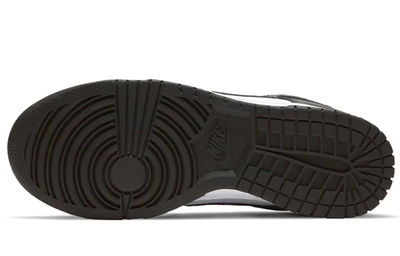 Повседневные кожаные найки Кроссовки Nike Dunk Low Panda Black White женские DD1503-101 купить