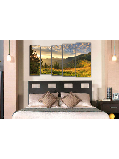 Модульная картина "Солнечные склоны"