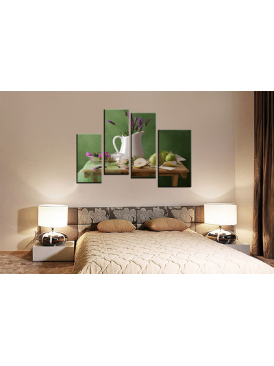 Модульная картина "Зеленые груши"