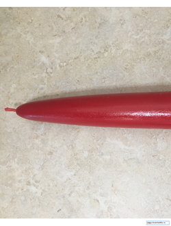 Свеча красная Алтарная малая (до 9ч. горения).