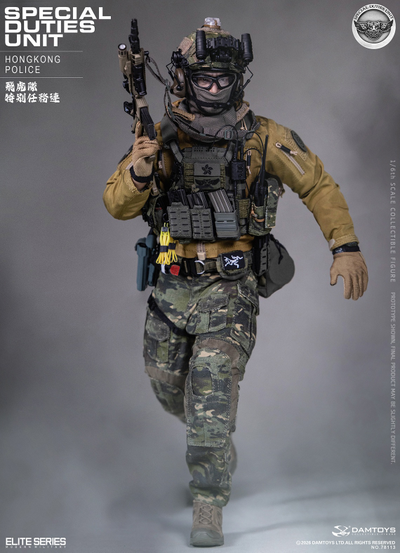 ПРЕДЗАКАЗ - Боец гонконгского спецназа SDU - Коллекционная ФИГУРКА 1/6 scale HK SDU Hong Kong Police Special Duties Unit (78113) - DAMTOYS ?ЦЕНА: 31900 РУБ.?