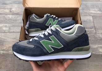 Кроссовки New Balance 574 Blue/Green