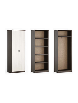 Шкаф распашной ШР-2 (Бр) универсальный