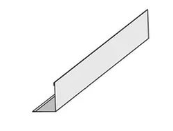 Пристенный кант белый, 19х19