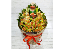 Букет из креветок с томатным соком