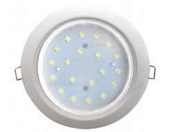 Светильник встраиваемый Ecola GX70 H5 Белый матовый 53x151 SW70H5ECB