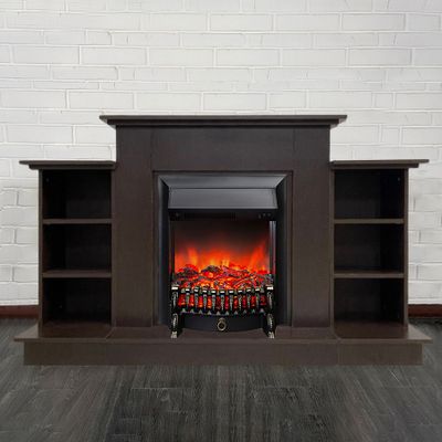 Электрокамин Лорд Премиум BL с очагом Fobos