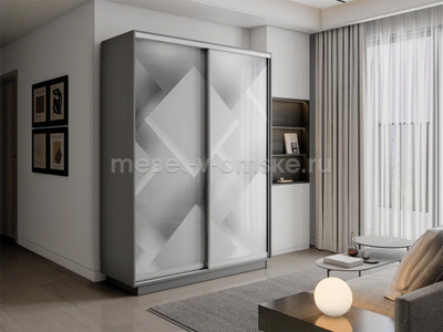 Шкаф-купе Дуо-Фото (Квадраты) 1200*450*2200