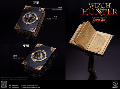 ПОСЛЕ ОБЗОРА - Воронья ведьма (делюкс версия) - Коллекционная фигурка 1/6 Witch Hunter Series The Crow Girl Deluxe Version (WH-005) - POP COSTUME