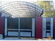 Металлические ворота с ковкой - Арт 021
