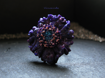 Волшебное кольцо "Пыльца Фей" из коллекции необычных украшений с цветами