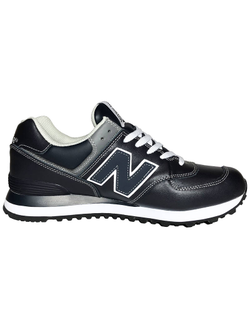 New Balance 574 Leather Stone Blue